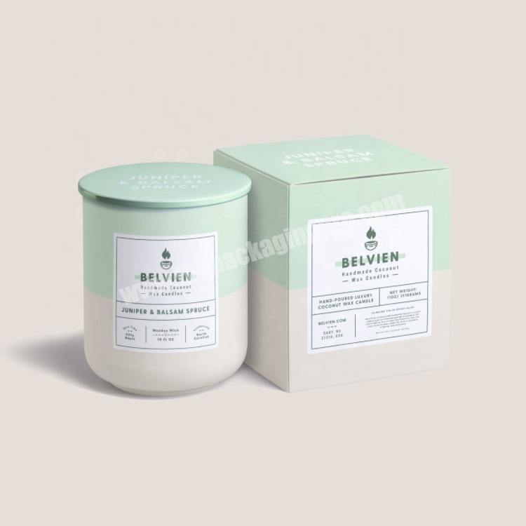 Custom design guaranteed quality eco-friendly packaging rigid candle box fancy appearance candle luxury boxes