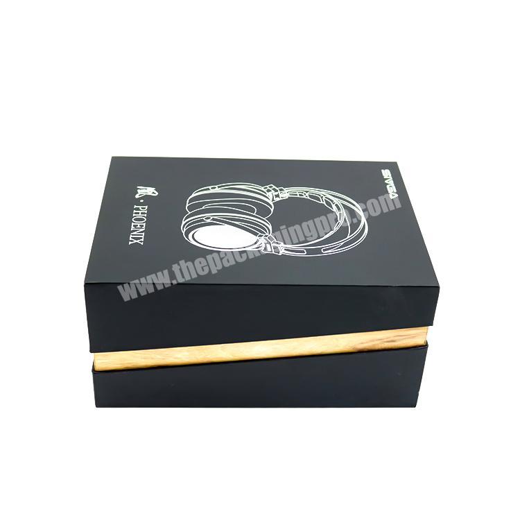 Custom design lid and base shoe blanket underwear clothing packaging luxury gift boxes with logo