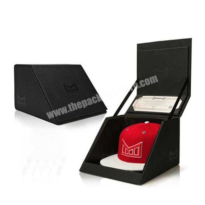 Custom design logo cardboard mens fedora hat boxes women velvet hat packaging box luxury gift packaging hat boxes
