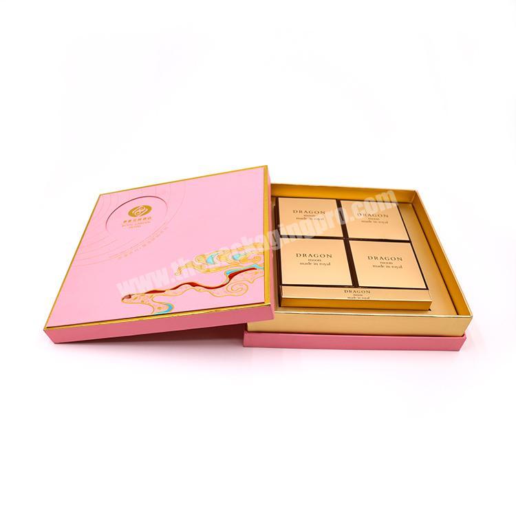 Custom design luxury printed rigid paper cosmetic box set skin care cream packaging box