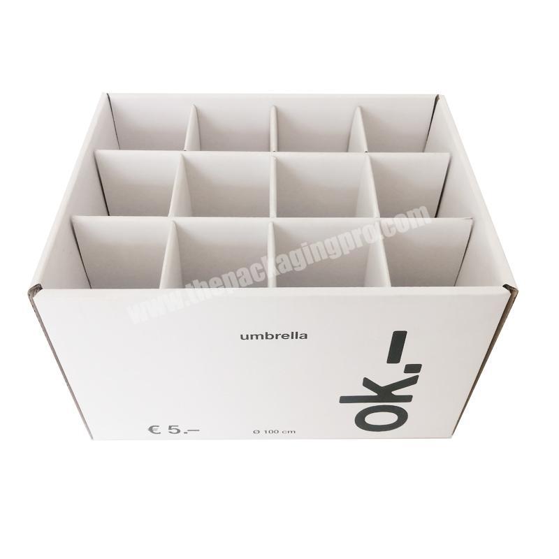 Custom design print paper display box carton box corrugated box with insert