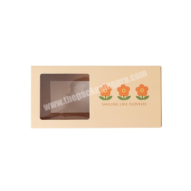 Custom design recyclable cardboard drawer packaging favor box wedding candy small empty kraft candy boxes