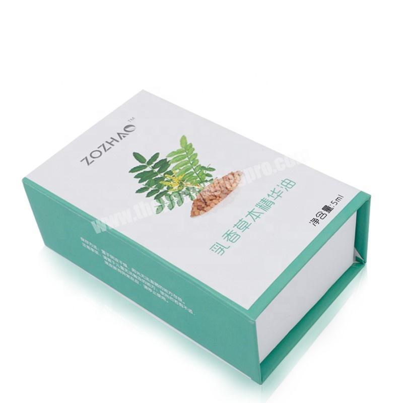 Custom eco-friendly logo printed empty magnetic packaging gift box