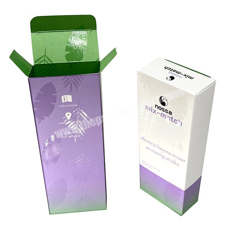 Custom elegant pink Cosmetic makeup set Packaging paper Box For Skincare Packing