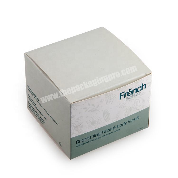 Custom embossed paper packaging box cosmetics skin care boxes
