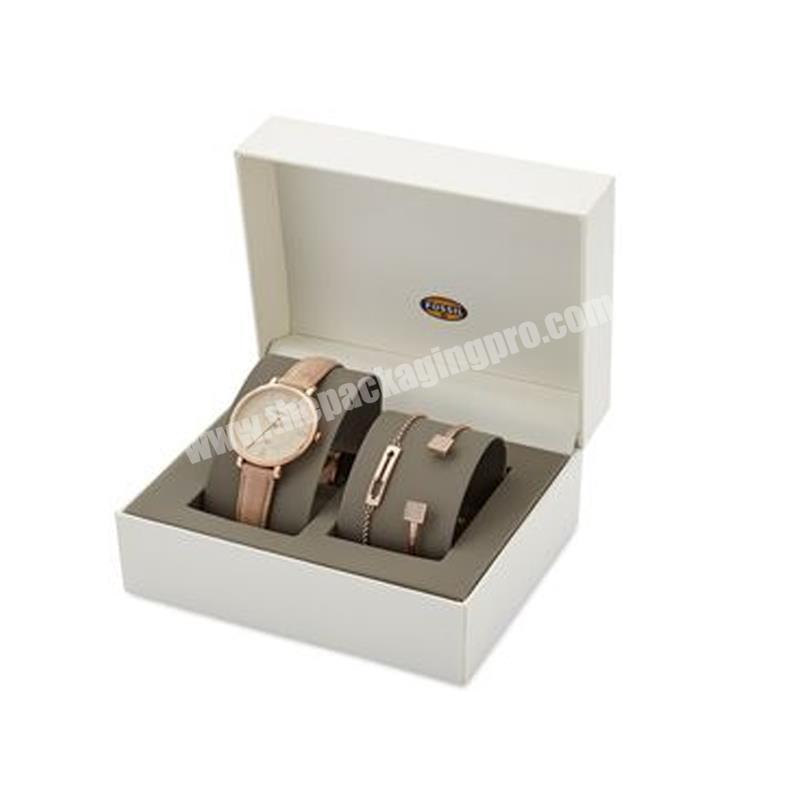 Custom empty watch gift boxes sunglasses watch bracelet packaging box set luxury design cardboard smart watch box packing