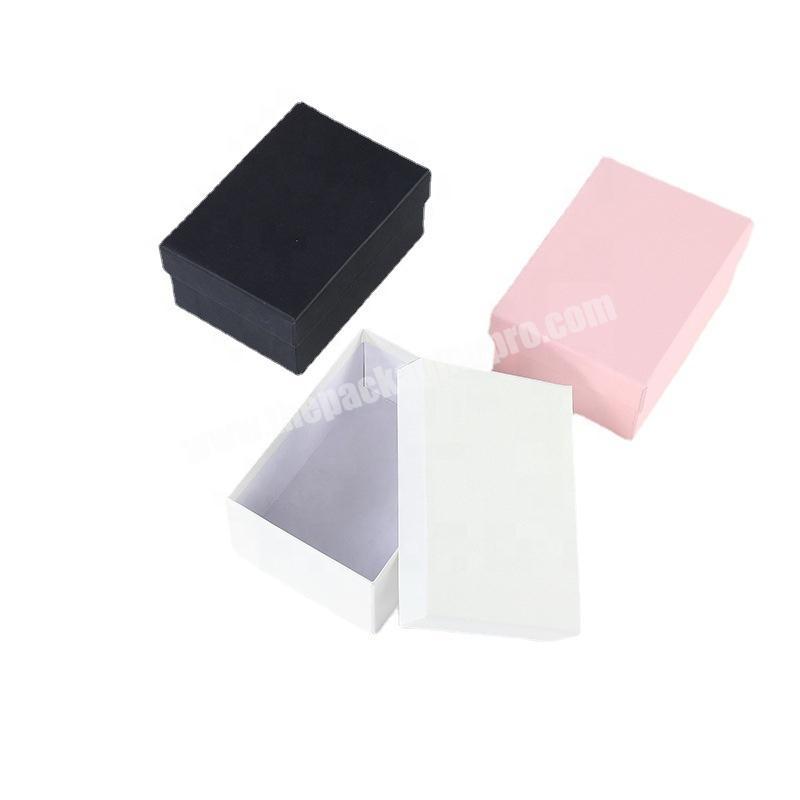 Custom high quality flip gift box bow tie jewelry box color pull box