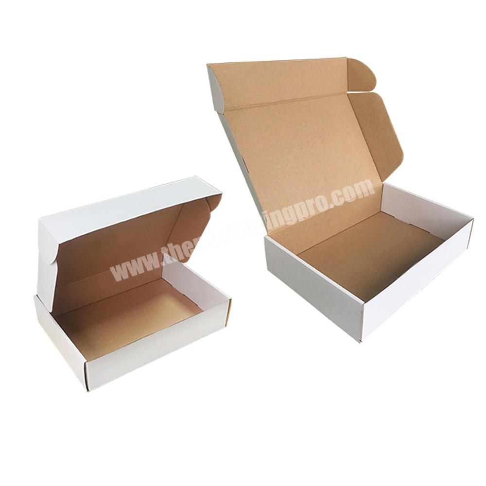 Custom logo Mailer box Custom White Kraft Corrugated Mailer Shipping Box custom mailer box with paper card