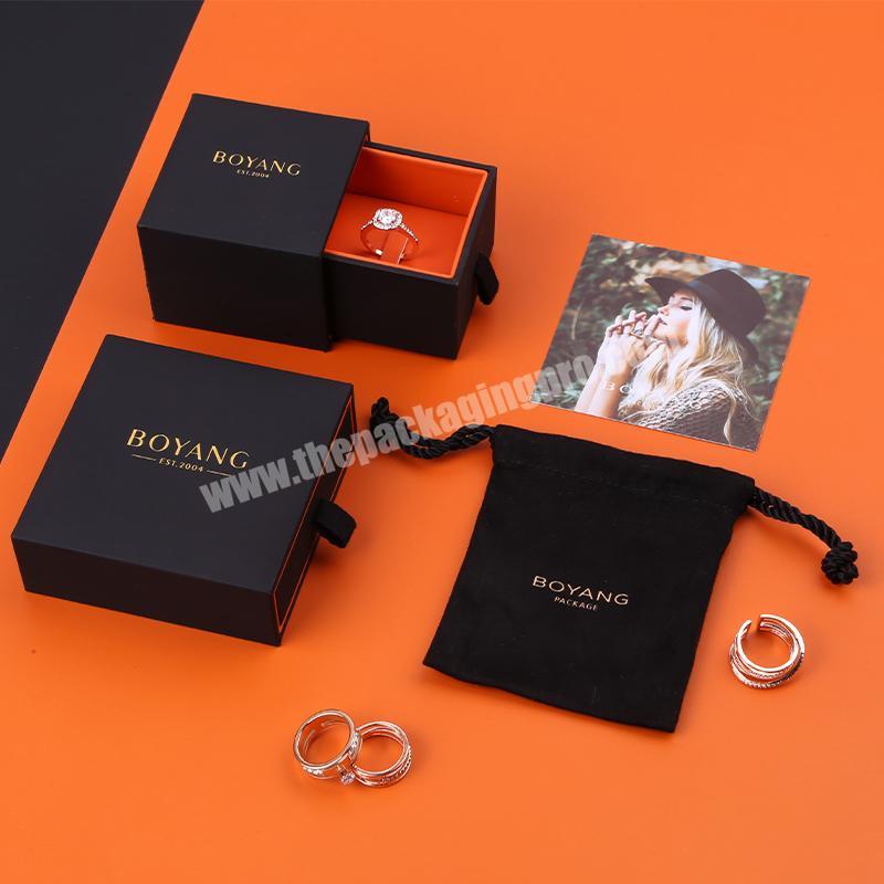 Custom logo Printed Paper Earring Bracelet Jewelry Box Jewelry Packaging Necklace Bracelet Box