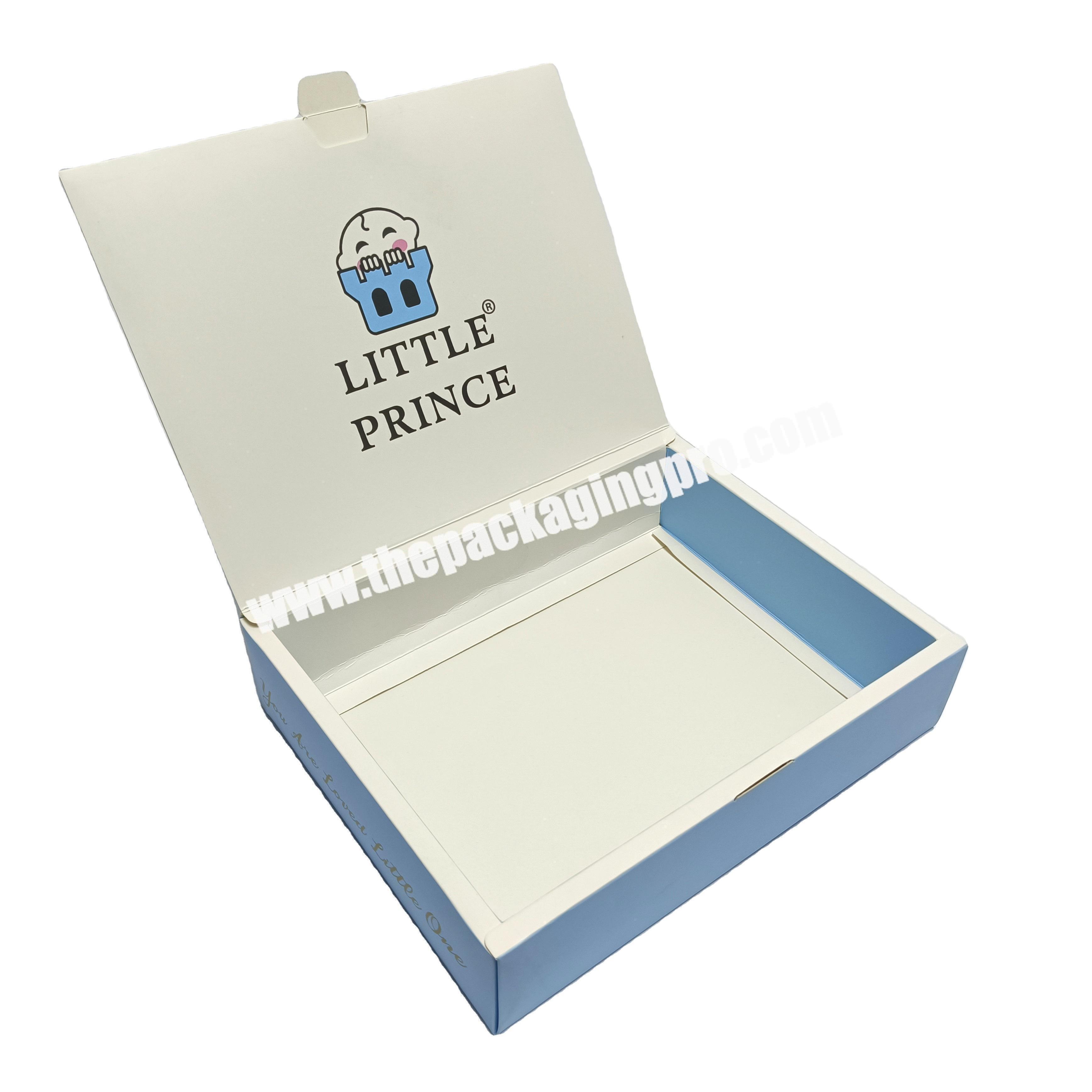 Recyclable art paper custom design gift packaging boxes lingerie packaging