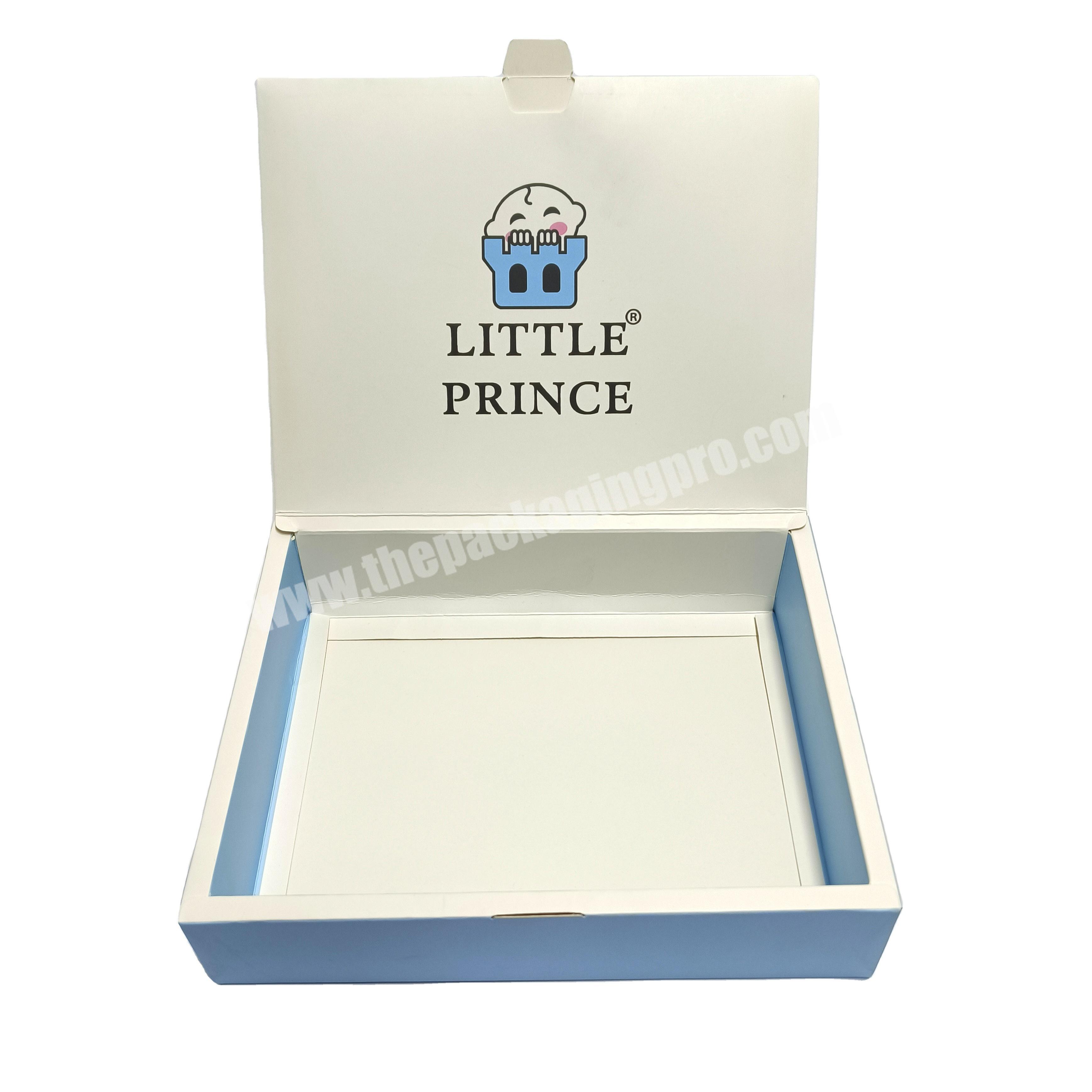 Custom  logo art paper gift boxes clothing packaging lingerie packaging box