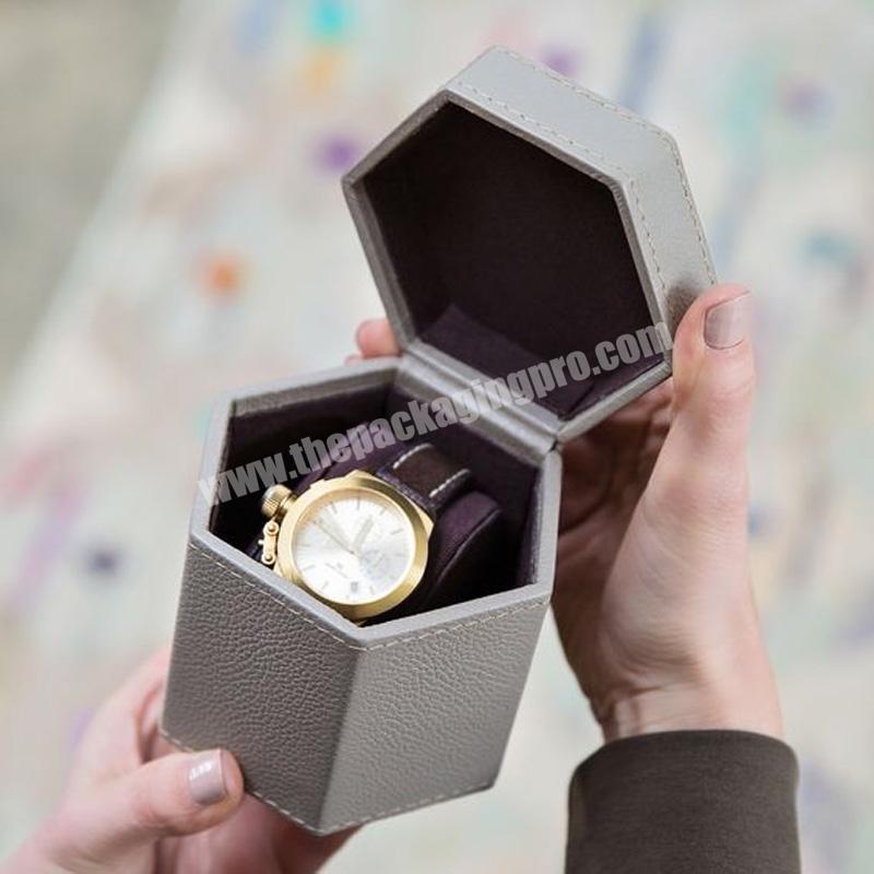 Custom logo best selling luxury craft paper watch strap gift packaging box with pillow watch box watch gift box