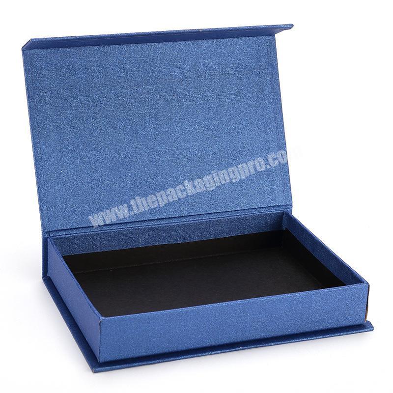 Custom logo design black magnetic box clothing cardboard boxes for product packaging