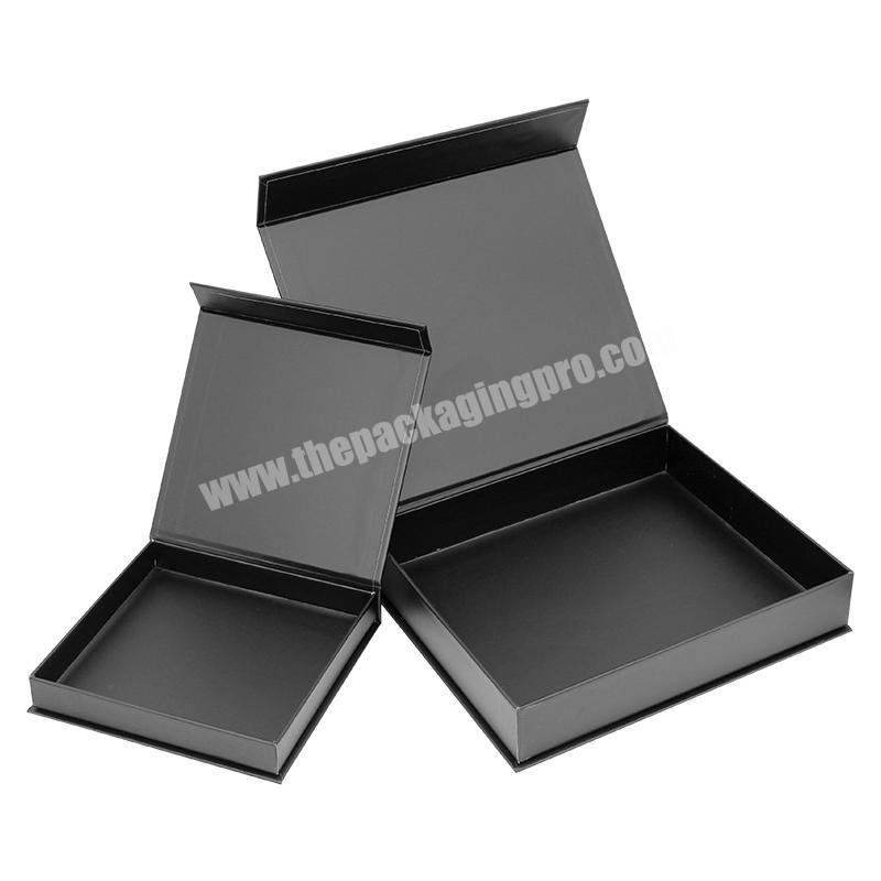 Custom luxury magnetic gift paper box cosmetic clothes packaging box with logo