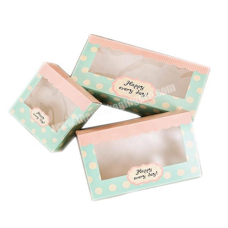 Custom paper packaging cake box design