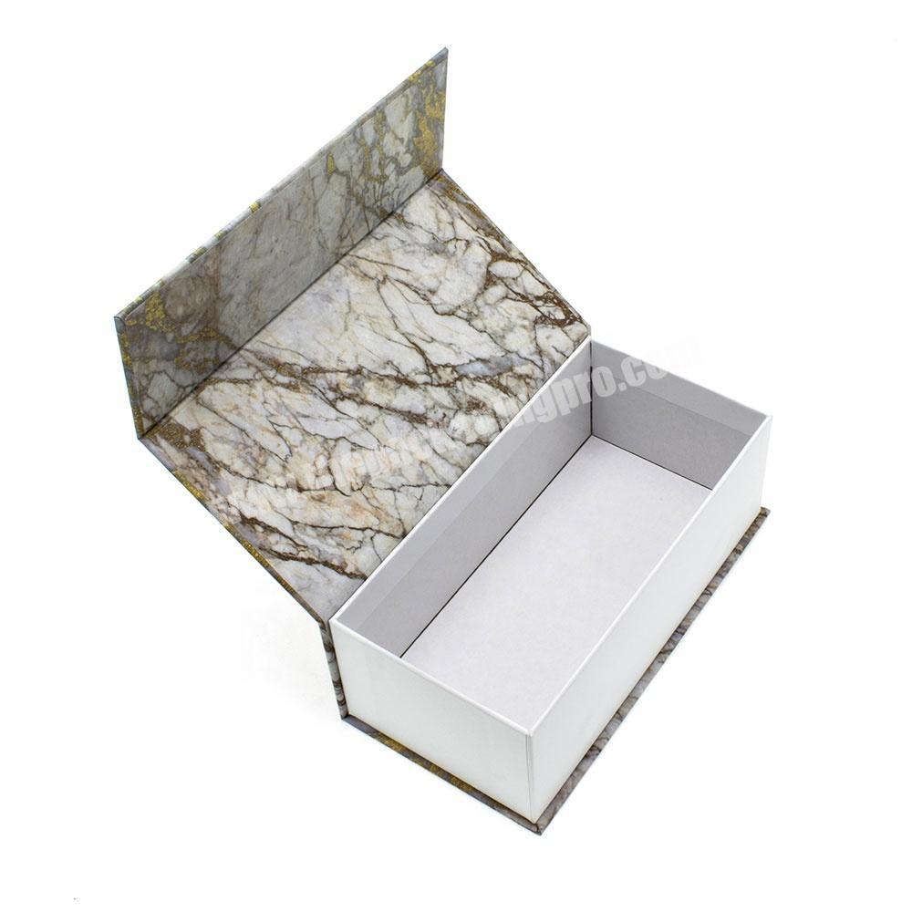 Custom printed marble gift box for nail polish