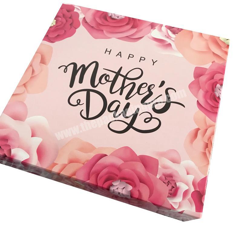 Custom printing empty gift box for mother's day