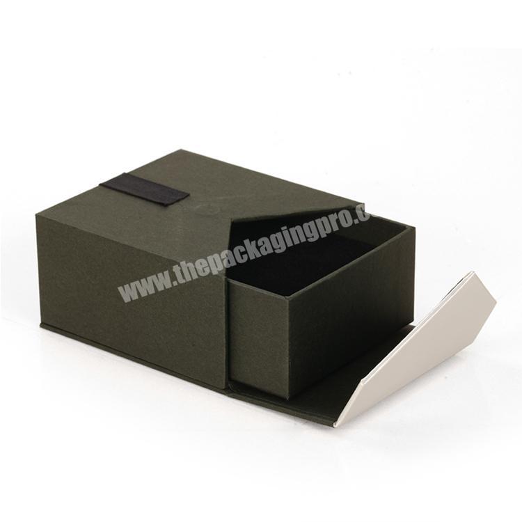 Custom private label creative cardboard magnetic drawer gift packaging box skincare