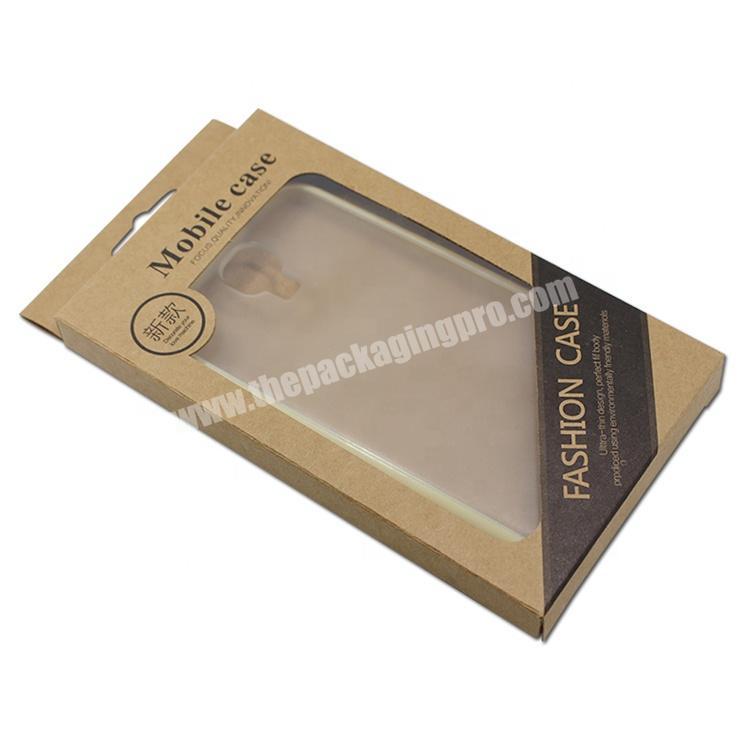 Custom retail cell mobile phone case paper package cardboard box