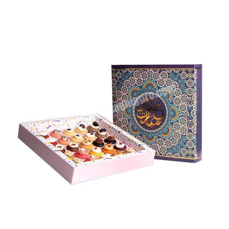 Custom sustainable box packaging Ramadhan Kurma Paper Gift Box High Quality Customized Gift Packaging With Free Sample