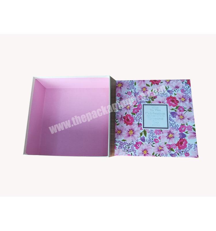 Customize logo wedding guest gifts box christmas decoration gifts box for wholesale