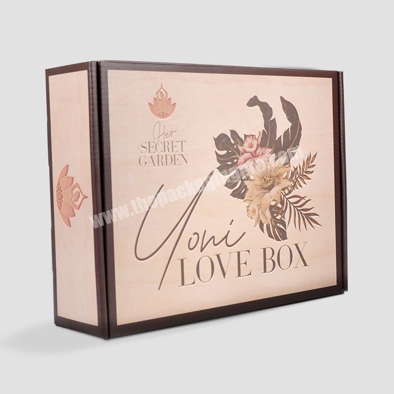 Customized Both Sides Printed Custom Corrugated Shipping Paper Package Boxes