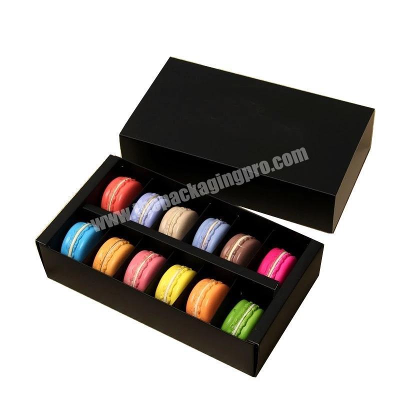 Customized Food-grade Luxury Cake Box, Paper Makaron Packaging Box