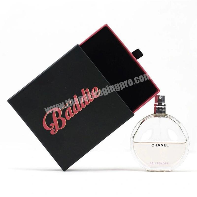 Custom Cosmetics Gift Drawer Paper Perfume Box Packaging Luxury