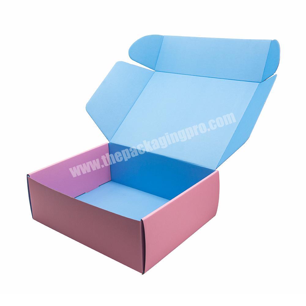 Customized Recycled Matte Printing Corrugated Cardboard Carton Mailer Shipping Mailing Box