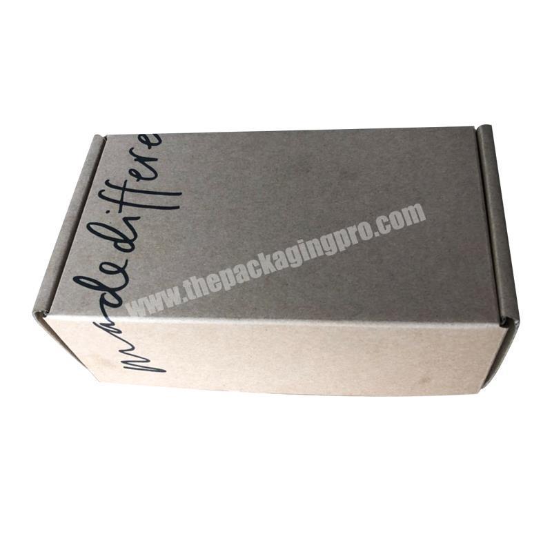 Customized brown Packaging Corrugated Mailer box  Paper Packaging Boxes