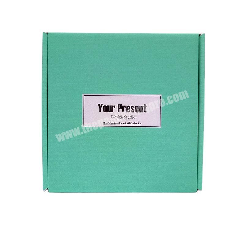Customized color small airplane box logo printing kraft paper box clothes packaging box