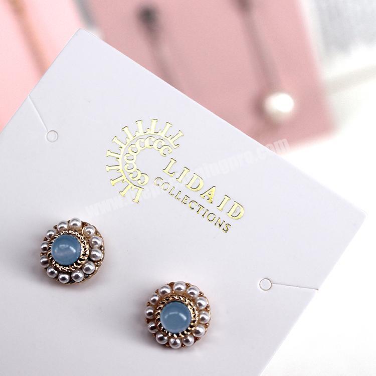 Wholesale packaging for jewelry earring cards with face necklace packaging  jewelry display card personalized earring cards From m.