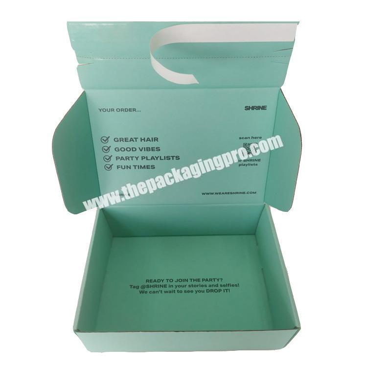 Cheap Hot Sales custom shipping boxes mailers printing 2022 new design paper boxes shipping box zipper side