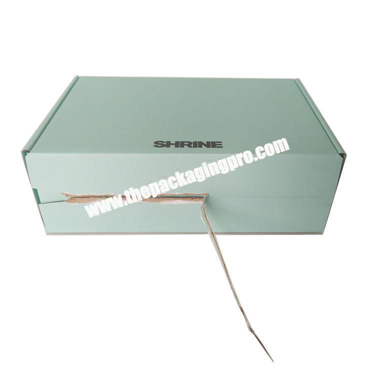 OEM zipper design Corrugated Cardboard shipping Box