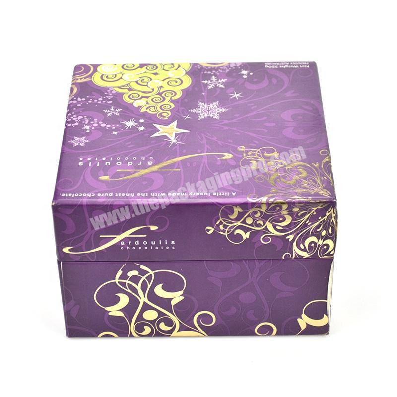 Customized production by manufacturer cardboard box packaging paper gift box creative design cake paper box
