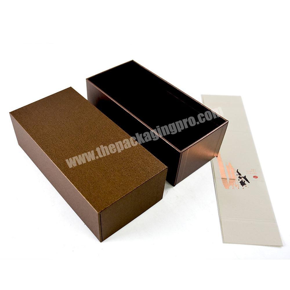 Customized tea bag packaging box luxury cardboard tea gift box magnetic packaging tea storage organizer box