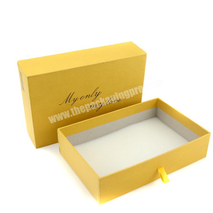 Customized usb gift box flash drive box silver stamping drawer box for gift