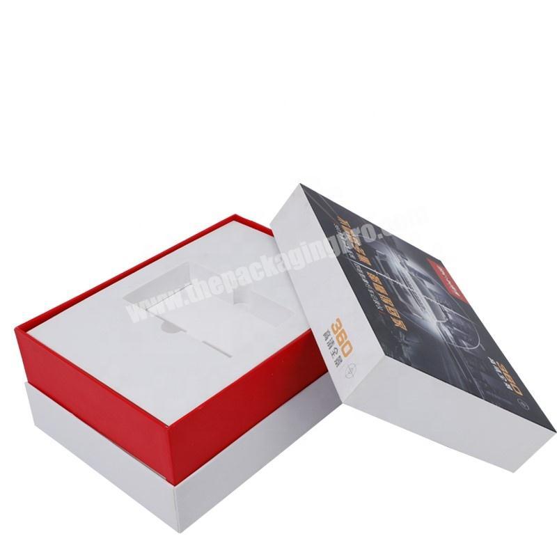 Customized wholesale high-end gift box rectangular gift boxes heaven and earth cover carton