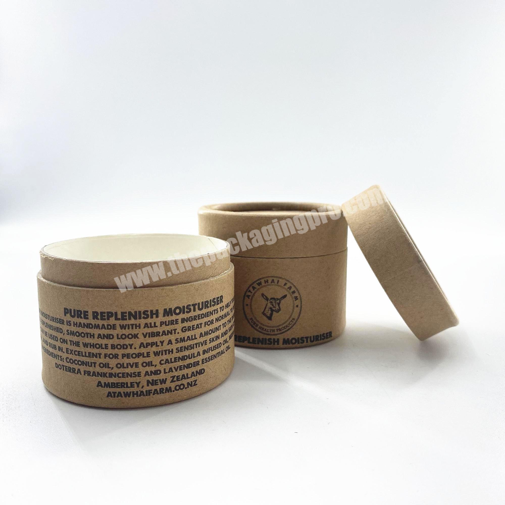 Cylinder Box Customized Printing Recyclable Kraft Paper Tube Packaging
