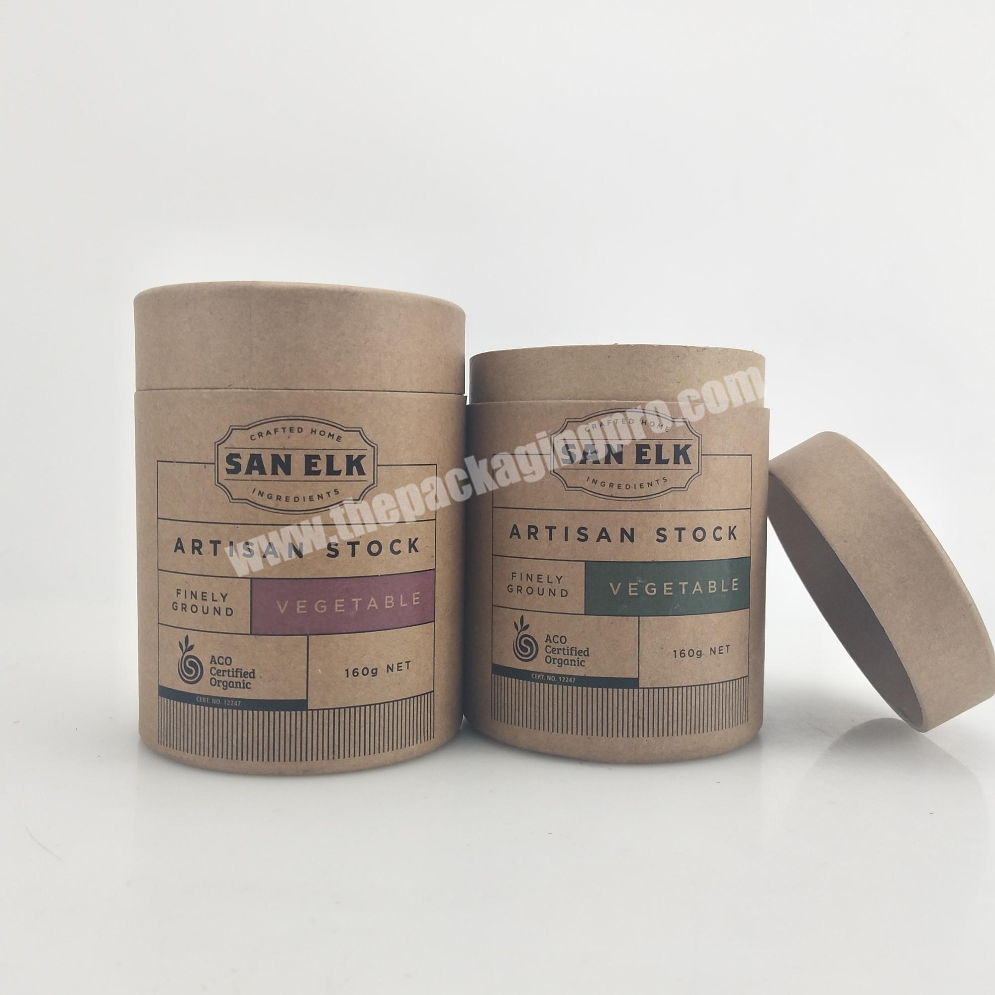 Cylinder packaging for tea