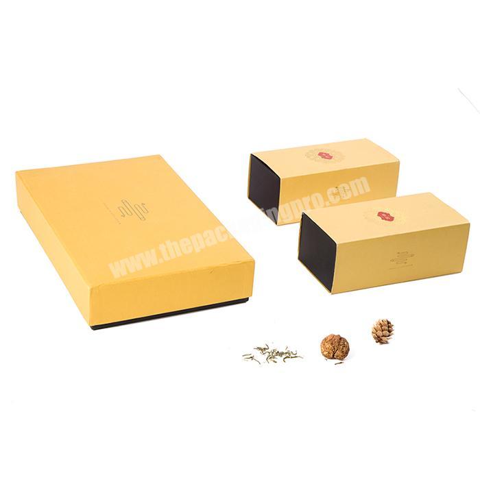 Decorative Handmade Customized paper Packaging refined chinese Tea gift Box