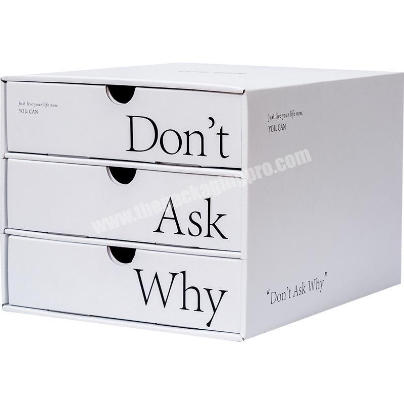 Desktop Organizing Box Paper Folding Book Standing Box Student Information File Rack Book Desk File Storage Box