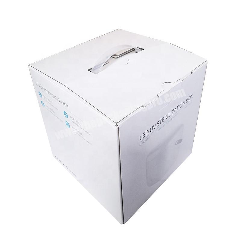 Disinfection Case Customize Clothing Eco Friendly Paper Craft Plantable Corrugated Tablet Small Carton Paper Box For Packing