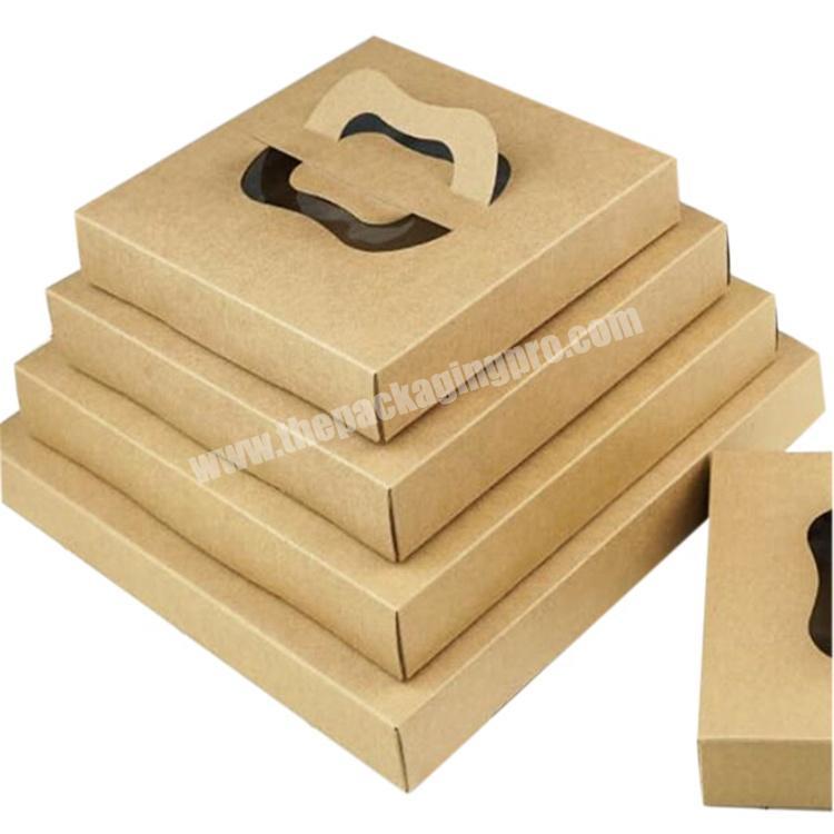 Diy gift kraft paper box for cookie kraft Cardboard Packaging Box