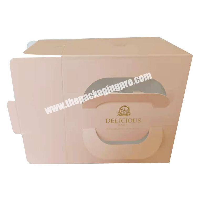 Wholesale Cheap Custom baking dessert cake box portable pastry packaging paper box