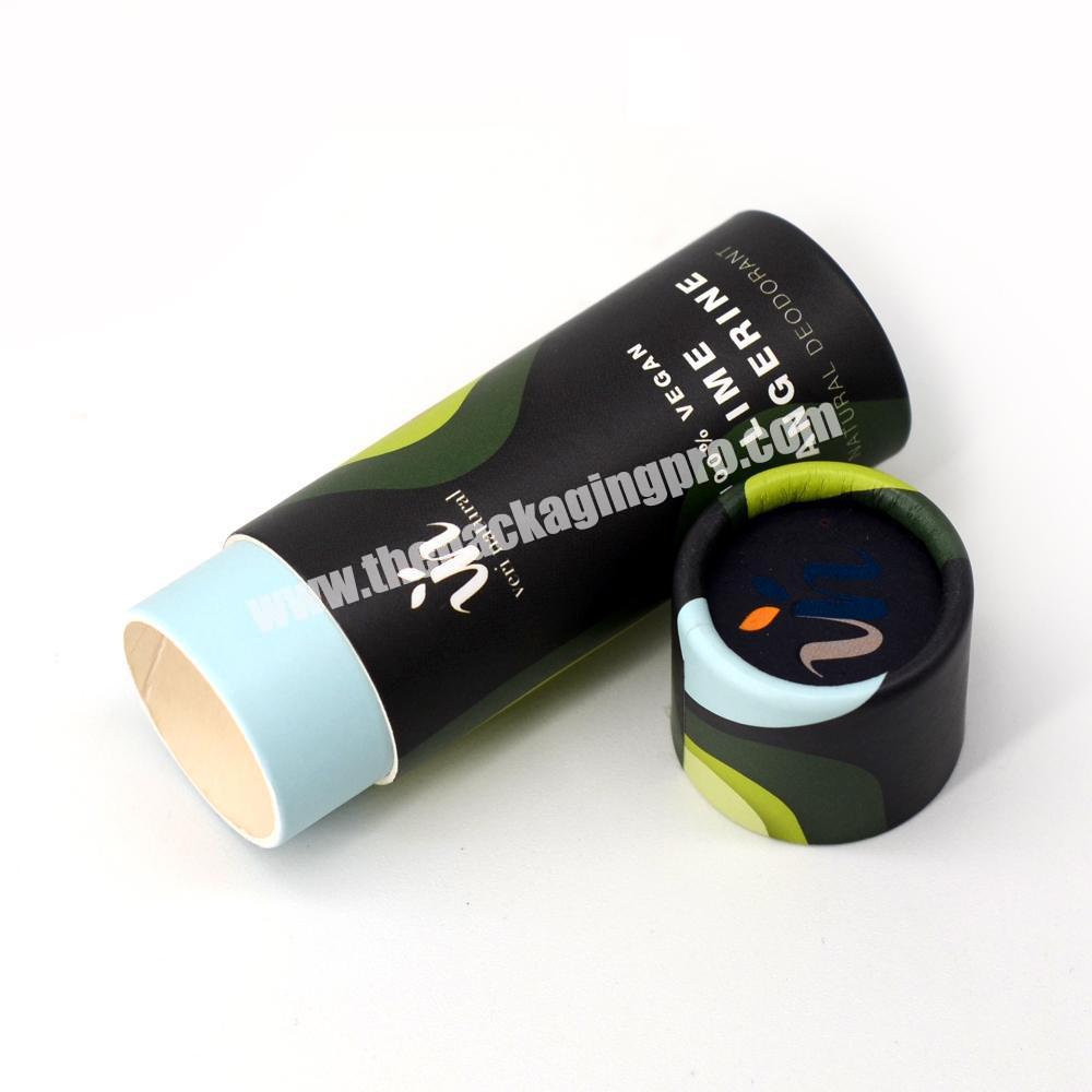 Eco Friendly Cardboard Deodorant Stick Container Packaging Paper Tube For Lip Gloss Lip Balm