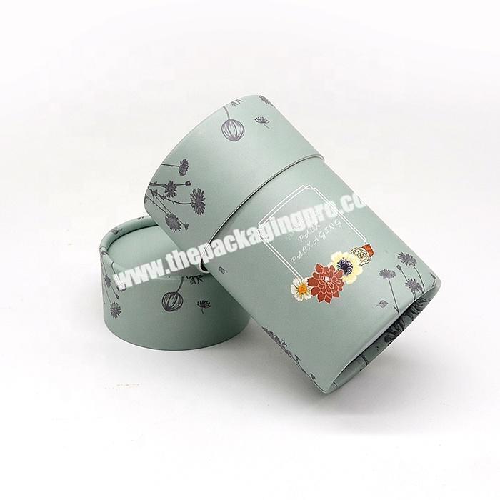 High Quality Tea Paper Tubes Packaging Tube With Aluminum Foil Easy Peel Off Lid For Powder