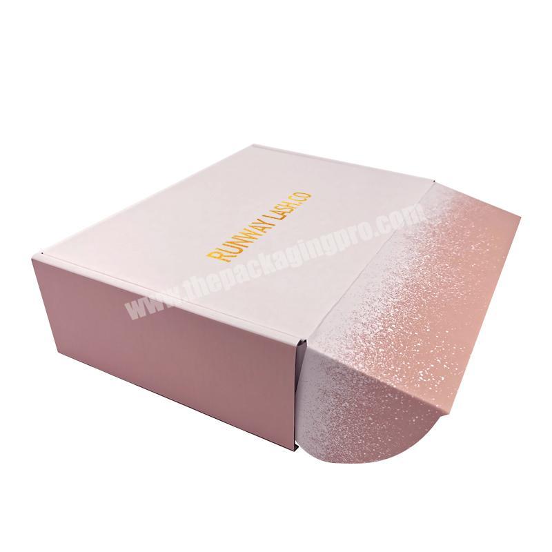 Eco Friendly Custom Size Display Paper Shipping Mailer Box Packaging Marble Biodegradable Cosmetic Mailer Box With Logo
