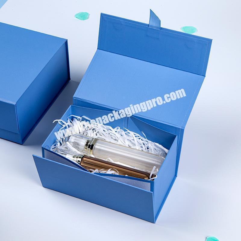Eco Friendly Magnetic Flat Gift Box Folding Packaging Paper Boxes Custom Logo
