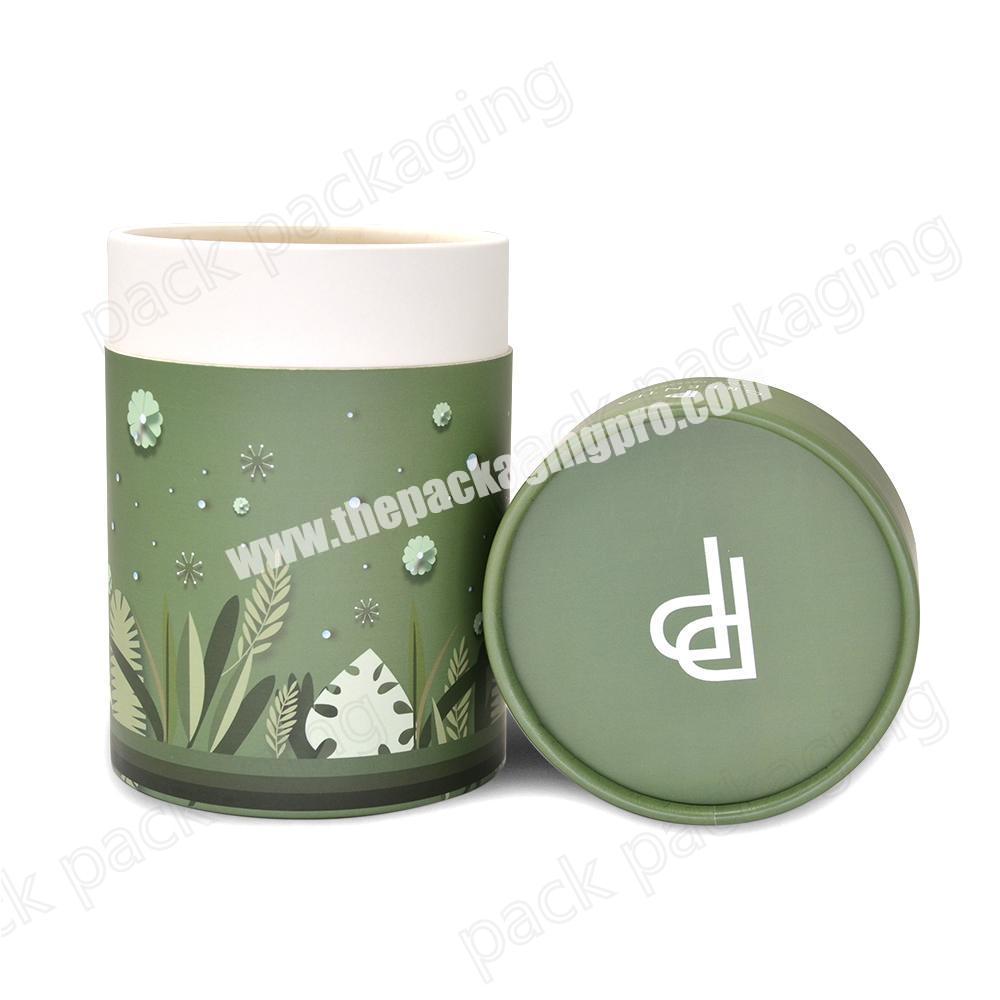 Eco Friendly Paper Container for Matcha   Protein Powder Cylinder Food Grade Paper Cardboard Tubes